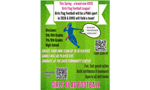 Girls Spring Flag Football Gr. 5-12